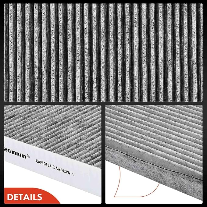 A-Premium 2-PC Engine & Cabin Air Filter with Activated Carbon Compatible with Honda Pilot 2016-2022, Passport 2019-2022, Ridgeline 2017-2022 & Acura MDX 2016-2020 3.5L, MDX 2017-2020 3.0L