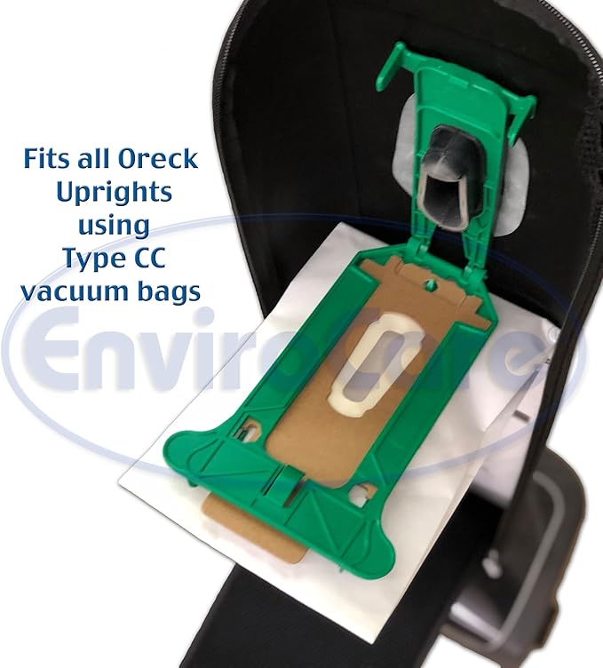 EnviroCare Replacement Micro Filtration Vacuum Cleaner Bags made to fit Oreck Type CC, XL. Fits All XL7, XL21, 2000's, 3000's, 4000's, 8000's, 9000's Series Upright Vacuum Cleaners 8 pack