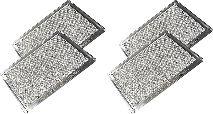 Air Filter Factory Replacement For 5304464105, 5304478913 Frigidaire Premium 12-layer Microwave Grease Filters 4-Pack