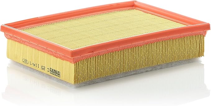 Mann Filter C 25 114/1 Engine Air Filter Replacement With Prefilter Compatible With Select BMW 3 Series (1992-1995, 1999-2006), M3 (2001-2006), 5 Series (2000-2003), Z3, Z4, M Coupe