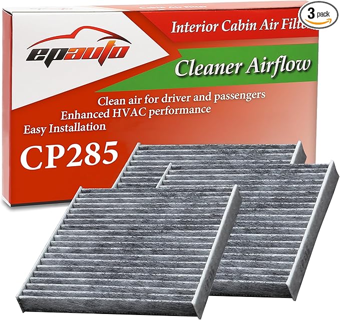 EPAuto CP285 (CF10285) Replacement Cabin Air Filter, 3 Packs