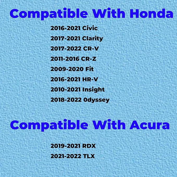 CF11182 Cabin Air Filter With Activated Carbon For Honda Civic,Clarity,CR-V CRV,CR-Z CRZ,Fit,HR-V HRV,Insight,Odyssey & RDX,TLX 2016-2022