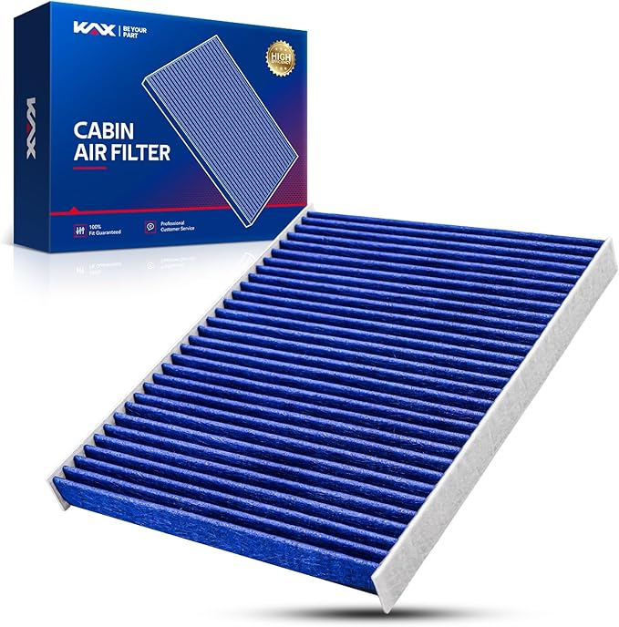 KAX Premium Cabin Air Filter with Dual Active Carbon, CF11670 Replacement for Ford Fiesta 2011-2019, EcoSport 2018-2022, Strong Adsorption Passenger Compartment Air Filter