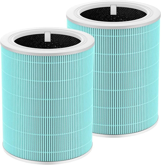 Core 600S Toxin Absorber Replacement Filter for LEVOIT Core 600S & Core 600S-P Smart Air Purifiers, Core 600S-RF-TX, Green, 2 Pack