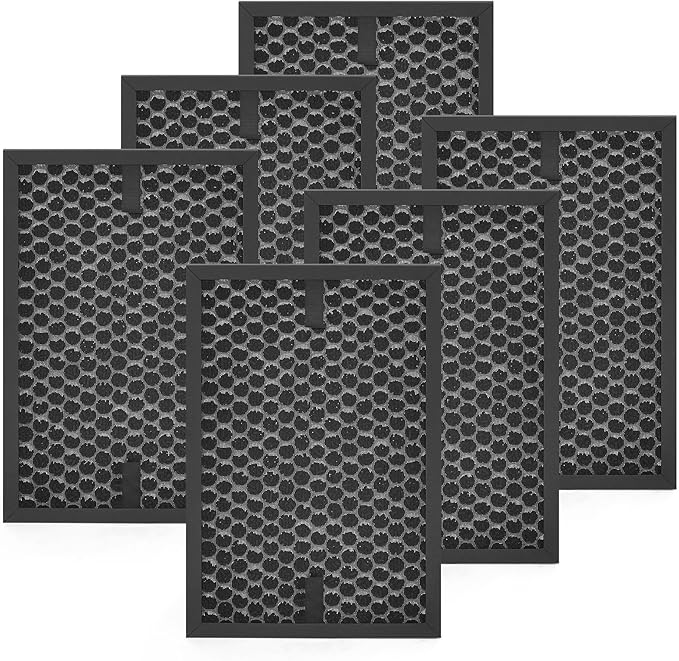 HRFSC1 VOC Filter S Compatible with Honeywell Air Purifier Filter S HPA3000 PowerPlus and HPA5000 Insight Model HPA3100/3200/3300/5100/5200/5300, Carbon 6-Pack