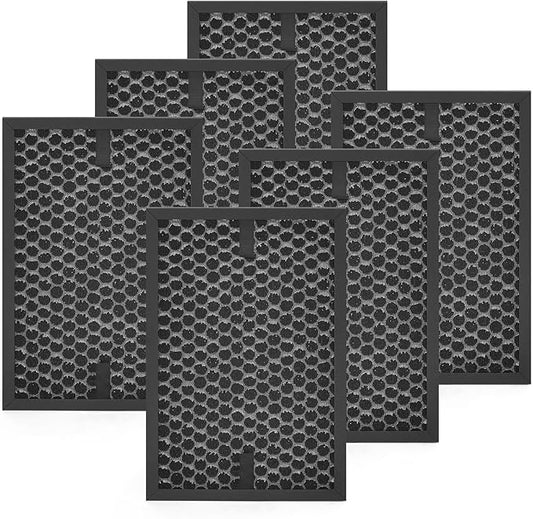 HRFSC1 VOC Filter S Compatible with Honeywell Air Purifier Filter S HPA3000 PowerPlus and HPA5000 Insight Model HPA3100/3200/3300/5100/5200/5300, Carbon 6-Pack