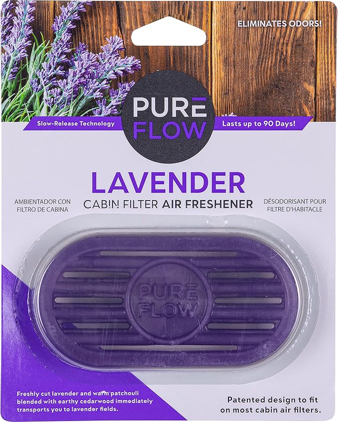 Premium Guard Cabin Air filter PC99273 with Lavender Cabin Filter Air Freshener | Fits 2017-19 Hyundai Ioniq, 2017-22 Kia Niro, 2019-22 Niro EV