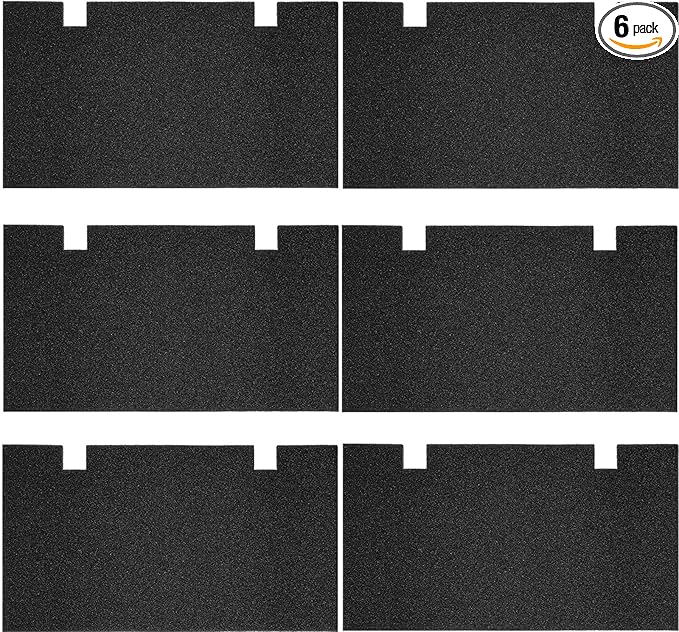 Tatuo 6 Packs Rv A/c Conditioner Replacement Air Filter 14 x 7.5 Inch Compatible with Duo Therm-compatible Rv A/c Replacement Filters