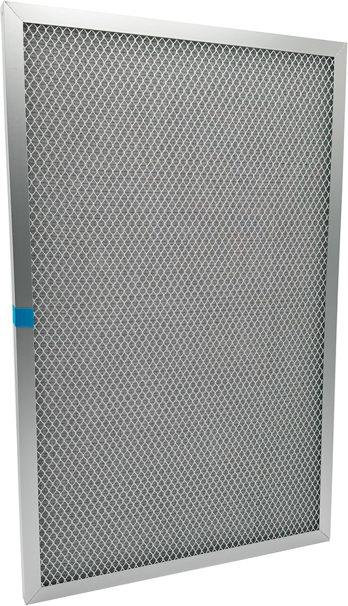 Washable Electrostatic Furnace Air Filter, MERV 8, (14" x 25" x 1") Aluminum Reusable Filter for Furnace, Central AC, and HVAC System