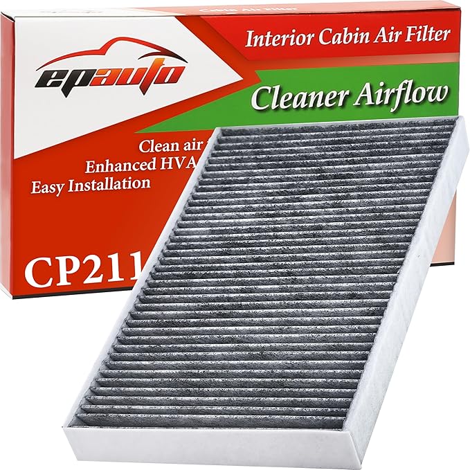 EPAuto CP211 (CF12211) Cabin Air Filter with Activated Carbon, Replacement for Audi Q5, Q7, A4, A5, Q8, RS, S, Sportback, Quattro, and e-tron – Fits Select Models 2017–2025