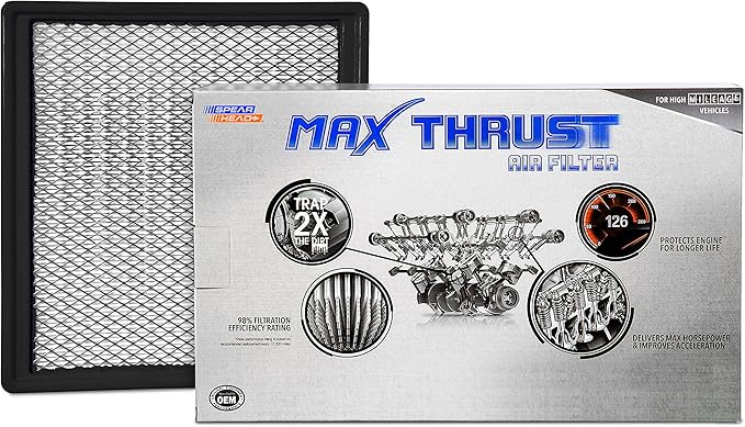 Spearhead Max Thrust Engine Air Filter Replacement | Fits 2015-2022 Colorado, 2015-2022 Canyon | OEM Fit & High Dust Holding Capacity (MT-959)