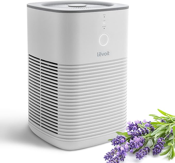 LEVOIT Core 300 Air Purifier Replacement Filter, 3-in-1 True HEPA, 1 Pack, White & Air Purifier Core Mini/LV-H128 Aroma Pads 12pack Essential Oil Replacement
