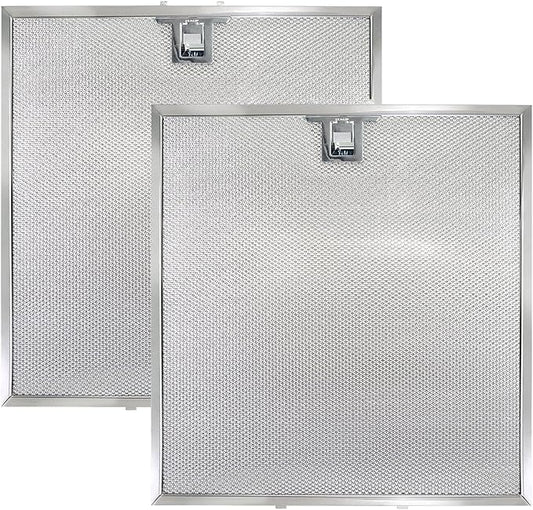 WA0575 Range Hood Filters 13.5" x 14.4" x 0.35" - 2 Pack Replacement Grease Filters for Kitchen Ventilation by oneket