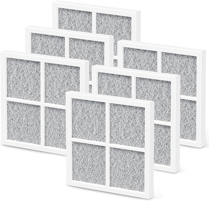 LT120F Air Filter for LG LT120F Refrigerator and Kenmore Fridge Elite 46-9918 469918 9918 Refrigerator, Part No.ADQ73214404 ADQ73214403 ADQ73214402, 6 Pack