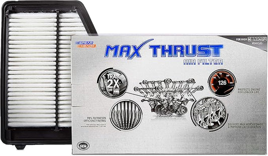 Spearhead Max Thrust Engine Air Filter Replacement | Fits 2013-15 ILX 2.0L L4 Gas, 2012-15 Civic 1.8L L4 Gas/Natural Gas | OEM Fit & High Dust Holding Capacity (MT-113)