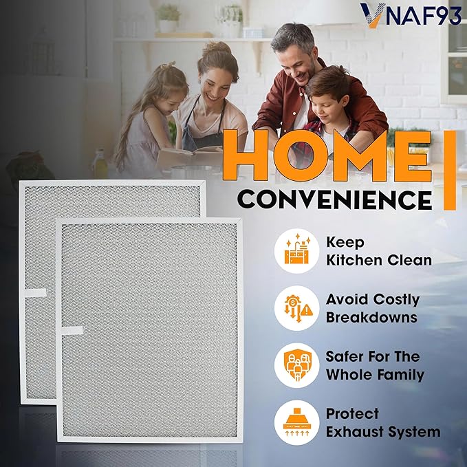 Upgraded 2 Pack BPS1FA30 Range Hood Filter 11-3/4" x 14-1/4" Replacement for Broan & Nutone Allure Series, Aluminum Mesh Grease Filter, Replaces 99010299 S99010299 S99010305