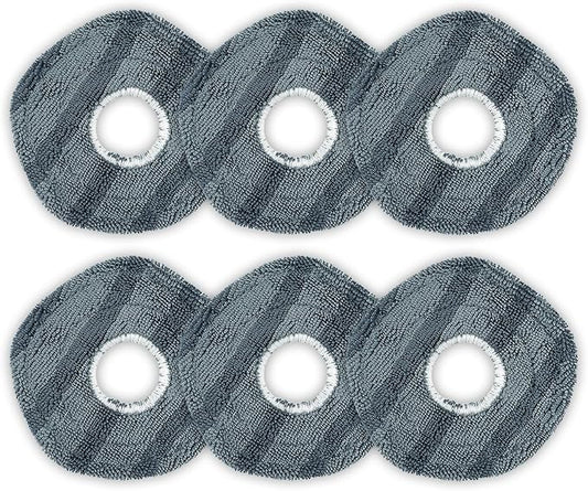 (6 Pack) X10 Pro Omni Replacement Mop Pads Compatible with Eufy X10 Pro Omni Robot Vacuum Cleaner, Washable Replacement Mop Cloths, Mop Pad Accessories Kit