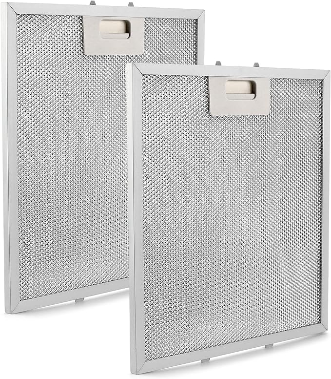 2 Pack W10169961A Hood Vent Grease Filter 10.5" X 12" Microwave Grease Filter With 3-Layer Aluminum Mesh Compatible with Whirlpool, Jenn.Air Range Hoods Replaces W10875058 W11245983 by AMI PARTS