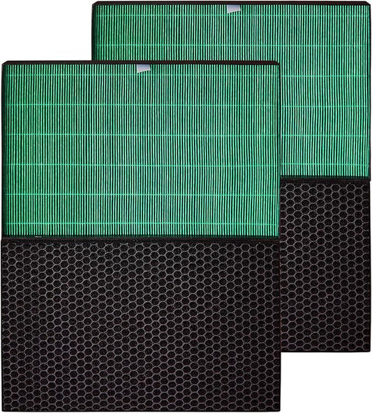 Replacement Filter Set Compatible with Coway Airmega ProX Air Purifier, wiith Max 2 Greenfilter + Activated carbon filters-2 Pack