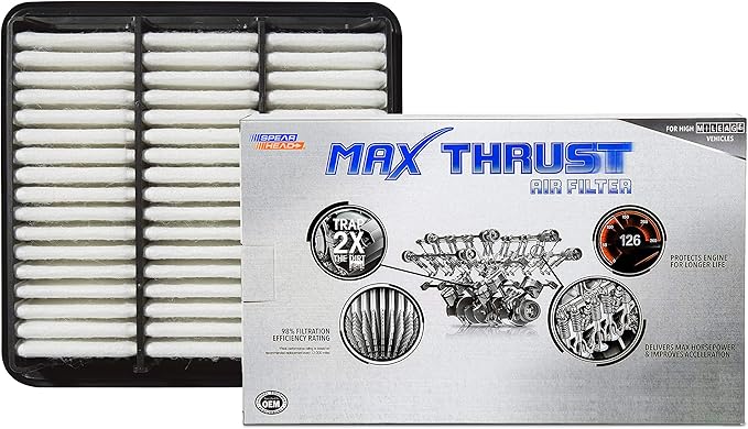 Spearhead Max Thrust Engine Air Filter Replacement | Fits 2007-2010 Elantra, 2010-2013 Forte & Forte Koup | OEM Fit & High Dust Holding Capacity (MT-470)