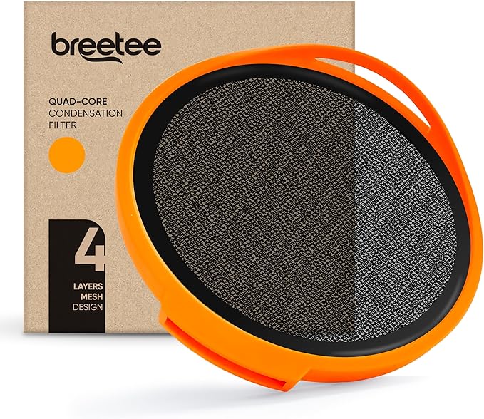 BREETEE Quad-Core Replacement Filter for Portable Range Hood – 4-Layer Smoke&Grease Filter for Countertop Kitchen Exhaust Fan, Mesh Range Hood Filter
