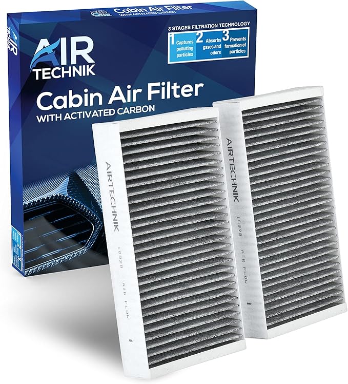 AirTechnik CF10828 Cabin Air Filter w/Activated Carbon | Fits Mercedes-Benz ML350 2006-2012, GL450 2007-2012, R350 2006-2012, GL550 2008-2012, ML350 DIESEL 2010-2012 - 1648300218