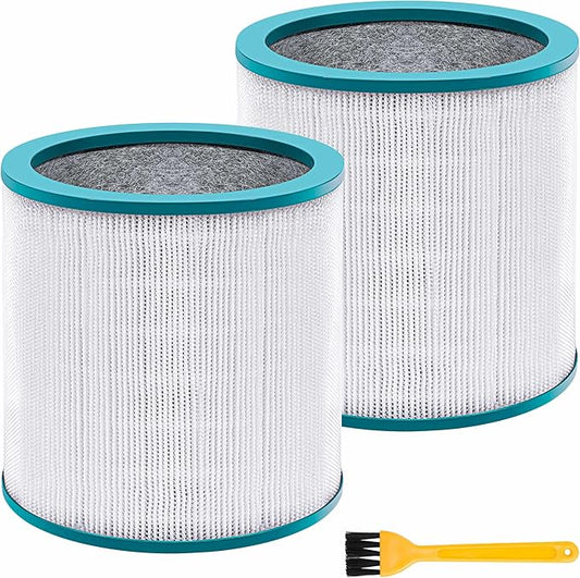 2 Pack Replacement Air Purifier Filters for Dyson Tower Purifier Pure Cool Link TP01 TP02 TP03 BP01, AM11, Dyson BP01 Models, Compared to Part # 968126-03 - Premium Activated Carbon Filters