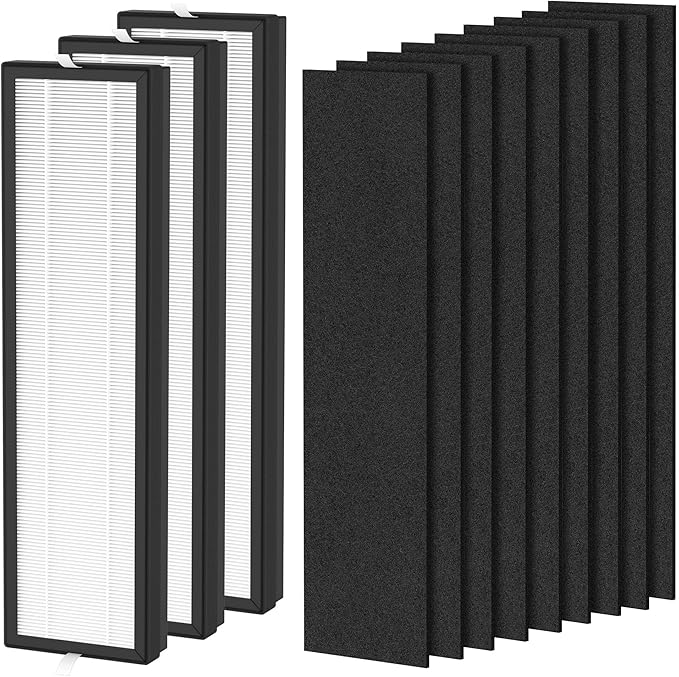 3 Packs Replacement Filter Compatible with Air Genius/AirGenius 3 5 6 Series HFD300, HFD310, HFD314, HFD320, HD320, HFD323-TGT, HFD324, HFD360B Air Purifi-ers, Upgraded Version