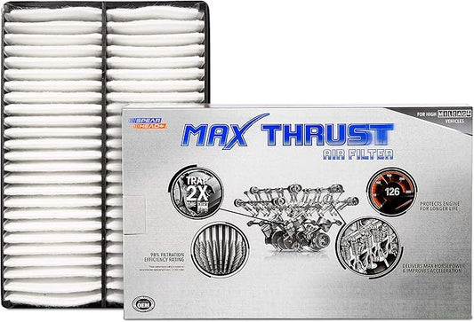 Spearhead Max Thrust Engine Air Filter Replacement | Fits Mazda 3 (2004-11, 2012-13 Non-Skyactiv), Mazda 5 (2006-10, 2012-15) | OEM Fit & High Dust Holding Capacity (MT-898)