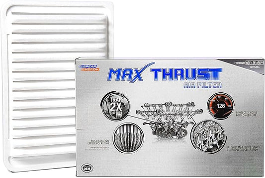 Spearhead Max Thrust Engine Air Filter Replacement | Fits 2010-17 Camry 2.5L L4 Gas, 2007-09 Camry 2.4L L4 Gas, 2009-15 Venza 2.7L L4 | OEM Fit & High Dust Holding Capacity (MT-171)