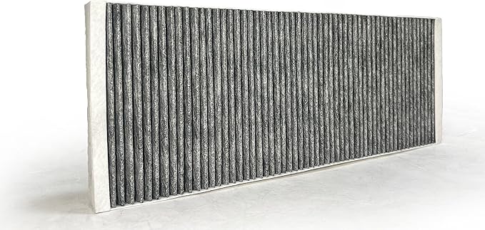 Nispira Model Y Cabin Intake Air Conditioning Inlet Vent Activated Carbon Filter Replacement For Tesla | 2020 2021 2022 2023 | Remove Smoke, Smog, Dust, VOCs chemical | Size 18" x 6.75" x 1". 2 Packs