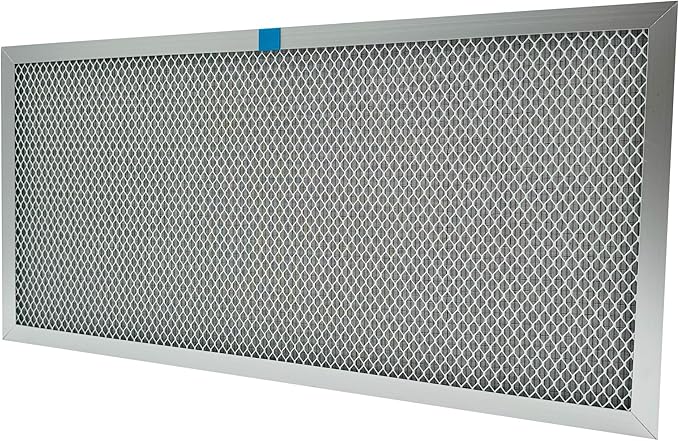 Washable Electrostatic Furnace Air Filter, MERV 8, (12" x 24" x 1") Aluminum Reusable Filter for Furnace, Central AC, and HVAC System