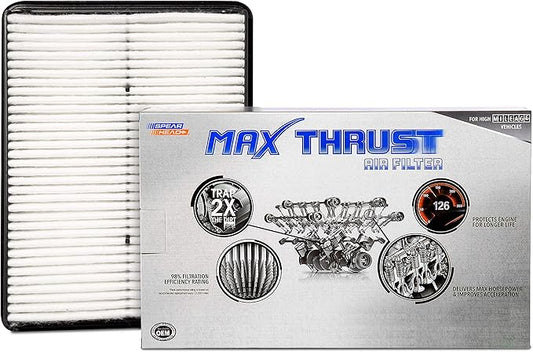 Spearhead Max Thrust Engine Air Filter Replacement | Fits 2013-16 Santa Fe, 2017-18 Santa Fe 3.3L V6, 2013-16 Santa Fe Sport, 2014-15 Sorento | OEM Fit & High Dust Holding Capacity (MT-500)