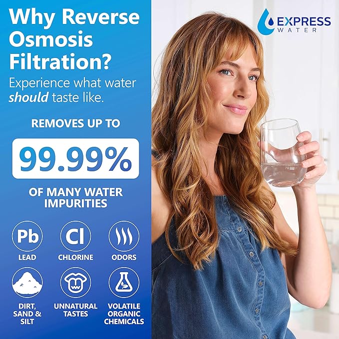 Express Water Replacement Countertop RO Filters for 5-Stage Countertop RO System ROC001 (Pre & Post Filter)