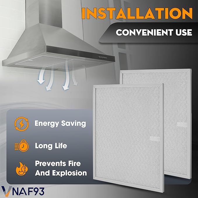 Upgraded 2 Pack BPS1FA30 Range Hood Filter 11-3/4" x 14-1/4" Replacement for Broan & Nutone Allure Series, Aluminum Mesh Grease Filter, Replaces 99010299 S99010299 S99010305