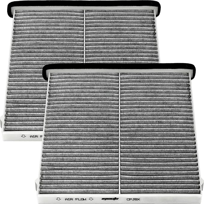 EPAuto CPJ6X (KD45-61-J6X) Cabin Air Filter includes Activated Carbon Replacement for Mazda 3 (2014-2018), Mazda 6 (2014-2021), CX-5 (2013-2021), 2 Packs