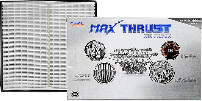 Spearhead Max Thrust Engine Air Filter | Fits 2019-23 Ascent/Forester, 2018-23 Crosstrek, 2017-23 Impreza, 2020-23 Legacy/Outback, 2022-23 WRX | OEM Fit & High Dust Holding Capacity (MT-295)