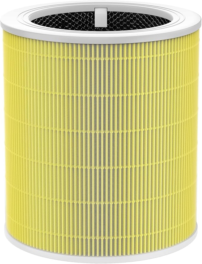 Core 600S Pet Care Replacement Filter for LEVOIT Core 600S & Core 600S-P Air Purifier, for Core 600S-P Pet Care Replacement Filter, Core 600S-RF-PA, 1 Pack, Yellow