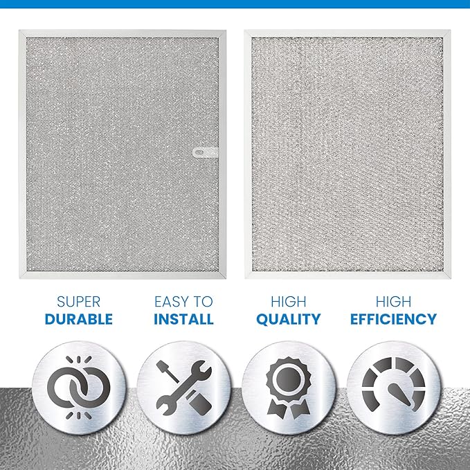 Range Hood Filter - Compatible with NuTone Allure WS1 QS2 and Broan QS1 30" Range Hoods - replace Broan Model BPS1FA30, 99010299-2 Pack