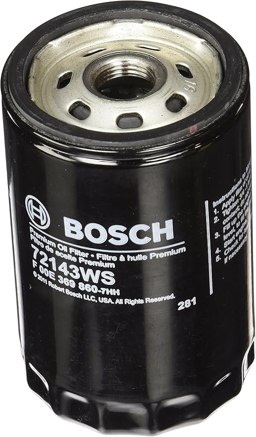 BOSCH 72143WS Workshop Engine Oil Filter - Compatible with Select Chrysler, Dodge, Ford, Jaguar, Jeep, Mazda, Mercury, MG, Mitsubishi, Lincoln