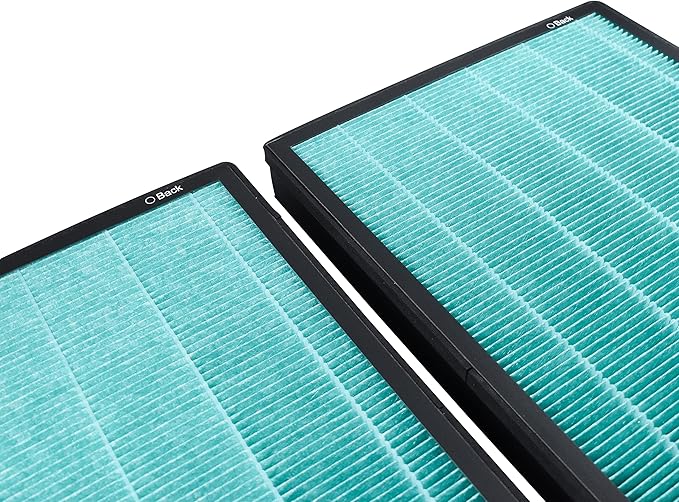 HQRP 2-Pack HEPA Filters Compatible with Coway Airmega MAX2 300 / 300S Smart Air Purifier, 3111635 Replacement with Carbon Layer