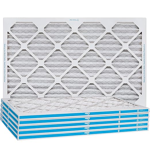 Aerostar 14x24x1 MERV 8 Air Filter, 6 Count, ACTUAL SIZE (13.50 x 23.50 x 0.75), HVAC, Air Conditioning & Furnace Filter Captures Dust, Lint & Pollen (MPR 600 / FPR 5), Made in USA