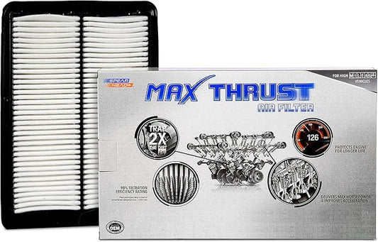 Spearhead Max Thrust Engine Air Filter Replacement | Fits 2014-2020 Rogue, 2017-2022 Rogue Sport | OEM Fit & High Dust Holding Capacity (MT-858)