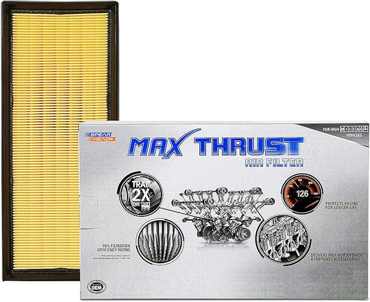 Spearhead Max Thrust Engine Air Filter Replacement | Fits 2007-2012 Altima 2.5L L4 Gas/Hybrid, 2013 Altima Coupe 2.5L L4 Gas | OEM Fit & High Dust Holding Capacity (MT-349)