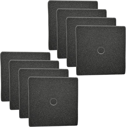 Good Pet Stuff, Replacement Carbon Odor Control Filters for Hidden Litter Box Planter, Courtyard Square Shape, Easy to Install, Odorless, Absorbs Smells, Sunlight Activated Charcoal Infused, 8 Pack
