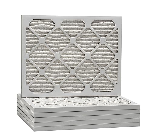 Aerostar 14x24x1 MERV 13 Air Filter, 6 Count, ACTUAL SIZE (13.50 x 23.50 x 0.75), HVAC, Air Conditioning & Furnace Filter for Allergies, Dust, Pet Dander & Smoke (MPR 1500 / FPR 10), Made in USA