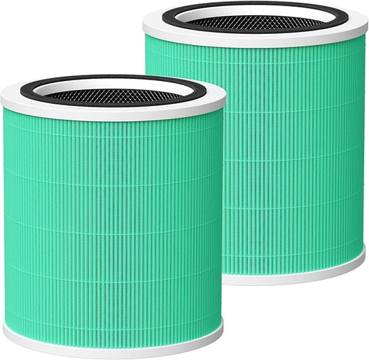 Core 400S-P Replacement Filter for LEVOIT Core 400S-P Smart Air Purifi-er, 3-IN-1 HEPA and Activated Carbon Filter, Compared to Part# Core 400S-RF(LRF-C401S-P-WUS), Green