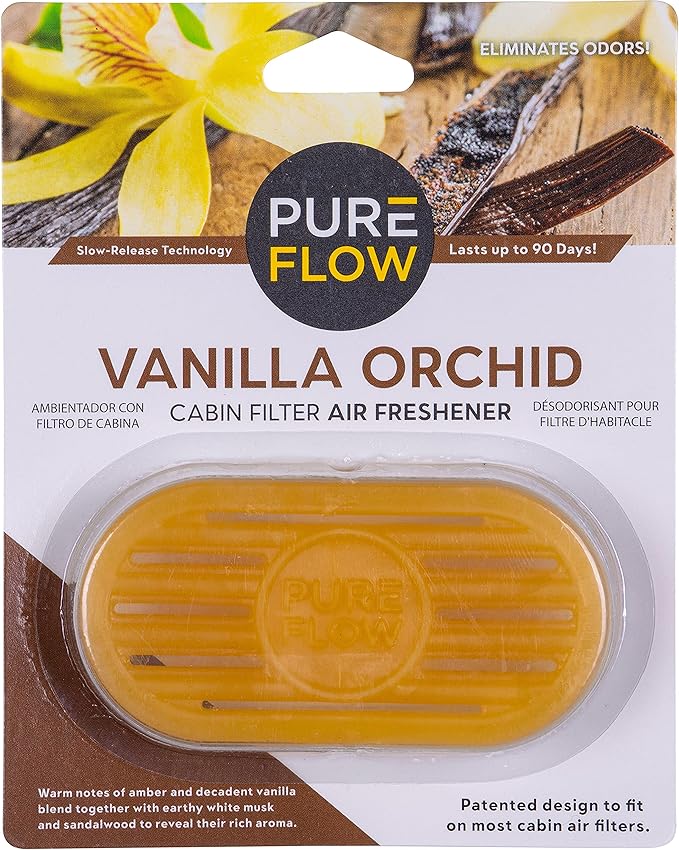 Premium Guard Cabin Air filter PC99273 with Vanilla Orchid Cabin Filter Air Freshener | Fits 2017-19 Hyundai Ioniq, 2017-22 Kia Niro, 2019-22 Niro EV