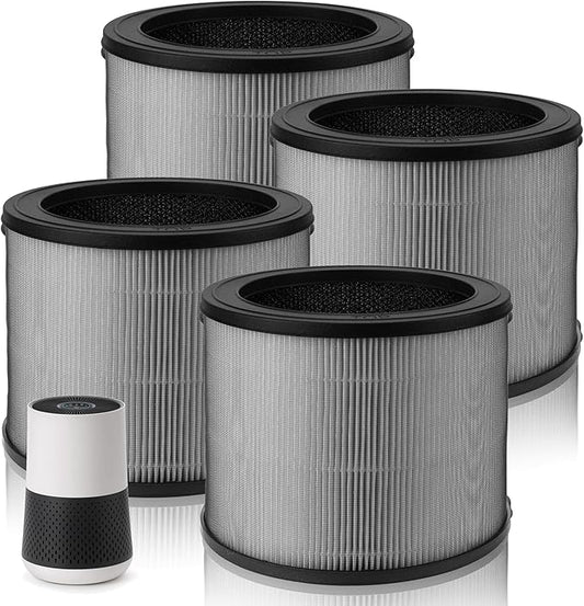A231 A230 Replacement Filter O for Winix A230 and A231 Air Purifier,3 in 1 H13 True HEPA High-Efficiency Activated Carbon Filter.Compare to Part # 1712-0110-00, 1712011000,4 Pack