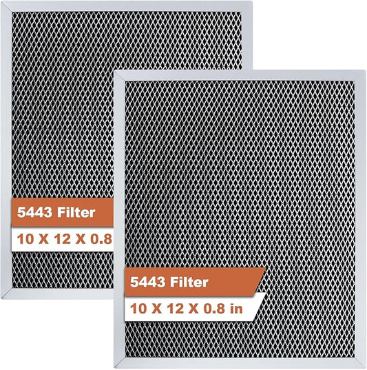5443 MERV 8 Dehumidifier Filter Compatible with Aprilaire Whole-House Dehumidifiers 8191 8192 and Ventilation Models 8191 8192 Replacement Filters Washable 2 Packs - 10"x12"x1"